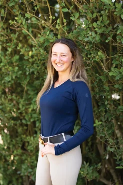 TKEQ THE SHOP TKEQ Ladies’ Kennedy Seamless V-Neck Long Sleeve Shirt 2.0- Long Sleeve Tops