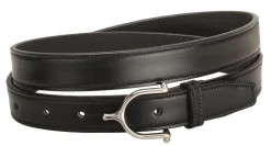 TORY LEATHER 1" Stitched Belt with Stainless Steel Spur Buckle- Belts