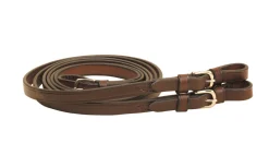 TORY LEATHER Company 3/4" x 60" Plain Reins with Buckle Bit Ends- Reins