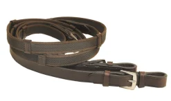 TORY LEATHER Company 3/4" x 54" Rubber Web Reins with Buckle Bit Ends- Reins