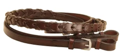 TORY LEATHER Company 5/8" x 60" Laced Reins with Buckle Bit Ends- Reins