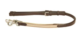 TORY LEATHER Company Bridle Leather 3/4" Side Reins with Elastic- English Bridles