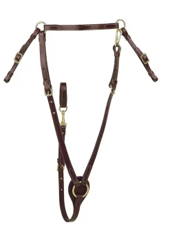 TORY LEATHER Company Hunt Breastplate- Martingales & Breastplates