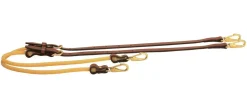 TORY LEATHER Company Leather & Surgical Tubing Side Reins- Lunging & Training Equipment