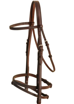 TORY LEATHER Company Raised Flash Bridle- English Bridles