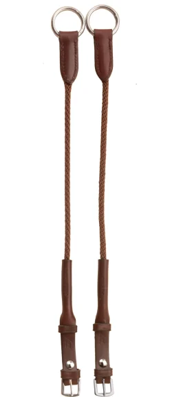 TORY LEATHER Company Rope Gag Cheeks with Leather Trim- Bit Accessories