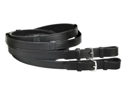 TORY LEATHER Extra Long Hand Stop Reins with Buckle Ends- Reins