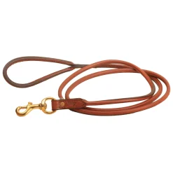 TORY LEATHER Rolled Leather Dog Leash- Collars & Leashes