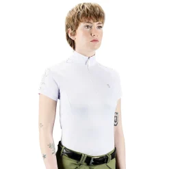 TREDSTEP-CLOTHING Tredstep Ireland™ Ladies’ Snaffle Short Sleeve Competition Shirt- Show Shirts