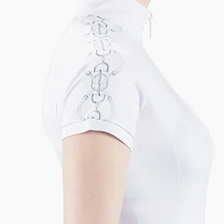 TREDSTEP-CLOTHING Tredstep Ireland™ Ladies’ Snaffle Short Sleeve Competition Shirt- Show Shirts