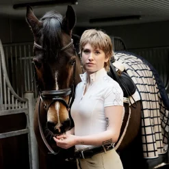 TREDSTEP-CLOTHING Tredstep Ireland™ Ladies’ Snaffle Short Sleeve Competition Shirt- Show Shirts