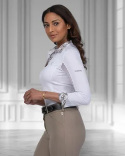 QUANZHOU YOUAI TEXTI Tredstep™ Ladies’ Milan Long Sleeve Show Shirt- Show Shirts