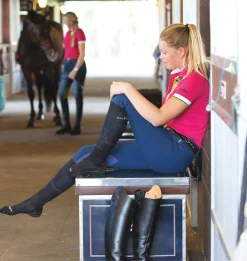 TREDSTEP-CLOTHING Tredstep™ Symphony Rosa II Knee-Patch Breech- Knee Patch Breeches