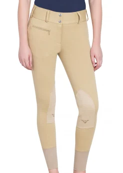 JPC EQUESTRIAN TuffRider® Cotton Low-Rise Riding Breeches- Knee Patch Breeches
