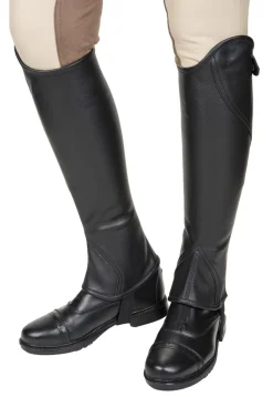 JPC EQUESTRIAN TuffRider® Ladies’ Belmont Leather Half Chaps- Half Chaps