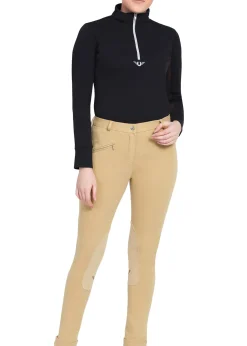 JPC EQUESTRIAN TuffRider® Ladies' Cotton Jodhpur- Knee Patch Breeches