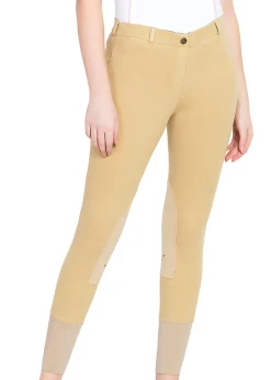 JPC EQUESTRIAN TuffRider® Ladies' Pull-On Knee-Patch Breech- Knee Patch Breeches