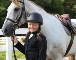 JPC EQUESTRIAN TuffRider® Starter Helmet with Carbon Fiber Grill- Riding Helmets|Riding Helmets