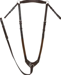WORLD EQUSTRN BRNDS Vespucci Jumper Breastplate with Running Attachment- Martingales & Breastplates