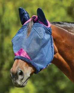 WEATHERBEETA ® ComFiTec™ Deluxe Durable Mesh Fly Mask with Ears- Fly Control|Fly Masks