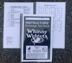 WHINNY WIDGETS ® Instructors’ Dressage Test Book (2023-2027)- Books & Dvds